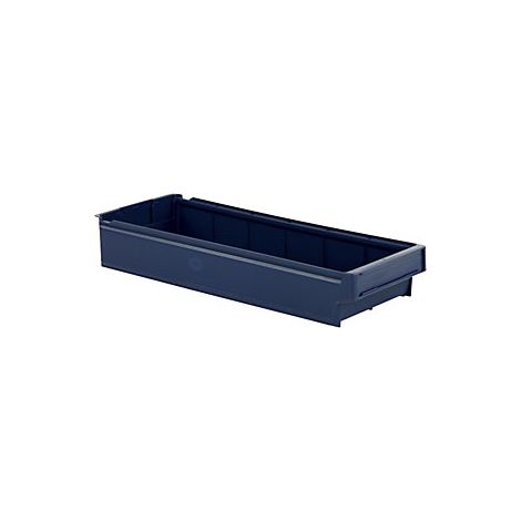 kaiserkraft  Cassettina per scaffali in polipropilene  blu 