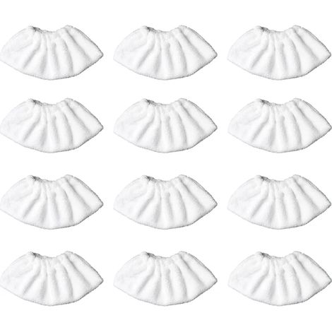 (12 pièces) Chiffons de nettoyage pour balai vapeur Karcher EasyFix SC2, SC3, SC4 et SC5 - Accessoires de rechange (1/4)