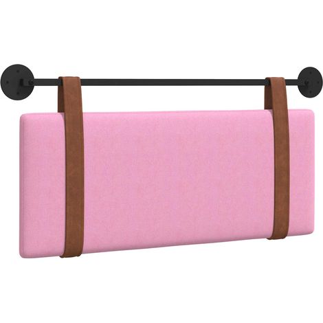 Hanging Headboard Pink Antique PU vidaXL