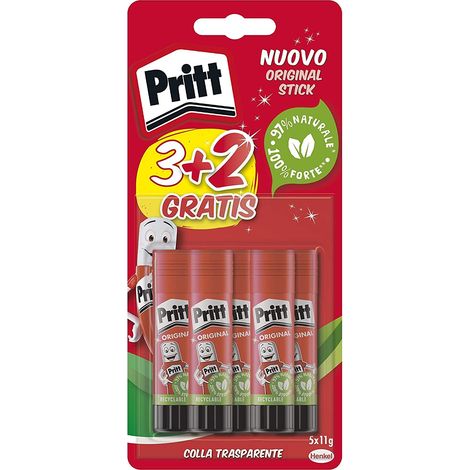 Colla pritt stick - Specifiche: gr.11 in blister 3+2 (1/5)