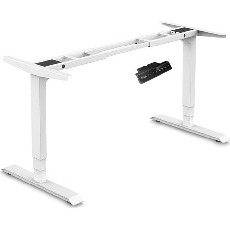 CAVO Tischgestell TG1-120 weiß elektrisch höhenverstellbar 595 - 1245 mm Breitenverstellung 1080 - 1800 mm Tragkraft 120 Kg (1/4)