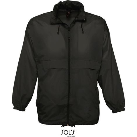 Cortaviento Unisex Hidrófugo SOL'S SURF XS Negro