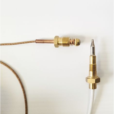 TERMOCOPPIA PER CUCINA A GAS SONDA 32 MM ATTACCO FILETTATO UNIVERSALE TC 40 (1/2)