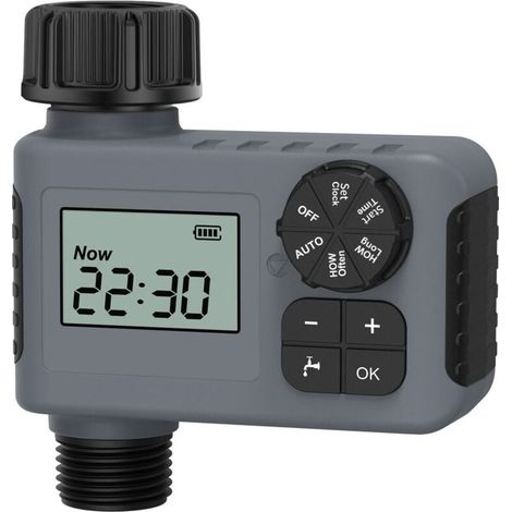 Minuterie Robinet Arrosage Extérieur Programmable Retardateur Pluie Irrigation Goutte À Goutte Automatique (1/4)