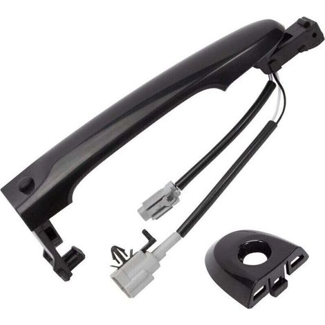 Poignée Porte Extérieure Avant Gauche Conducteur Compatible Nissan Juke F15 20102022 Noir (1/4)