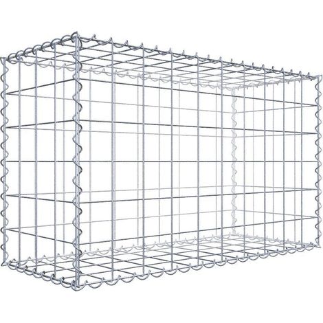 Gabiondeco - Gabion 100 cm x 60 cm x 40 cm (L x H x P). mailles 10 x 10 cm. Spirale - Made in Germany (1/6)