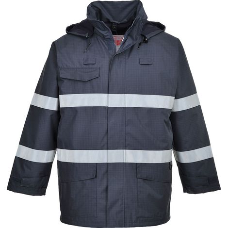 Multirisikoparka Bizflame Regenjacke - Größe XS - Marine - Portwest