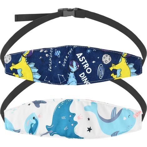Appuie-tête réglable en 2 pièces pour sièges auto pour enfants, appui-tête et support de nuque pour bébés et enfants, confort de sommeil avec protection de ceinture (1/5)