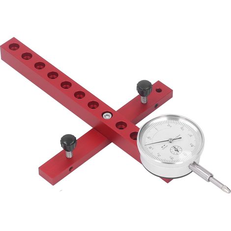Système d'alignement d'outils d'atelier pour scie circulaire, comparateur à cadran, étalonnage et alignement de machines (1/5)