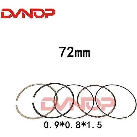 Segment de piston pour moto Benelli BJ250-15A BJ250 TNT250 72 mm (segment seul) (1/5)