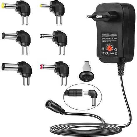 30W Power Supply 3V-12V Adjustable Voltage Multifunction Charger MUMU