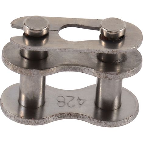 Maillon maître à dégagement rapide (anneau magique) pour chaînes 428, connecteur de chaîne en acier allié haute résistance, compatible avec les véhicules tout-terrain (VTT/SSV), les karts et les mini- (1/5)