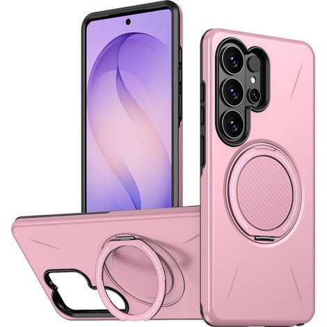 Funda para Samsung Galaxy S26 Ultra, compatible con MagSafe, con soporte, color rosa. (1/5)