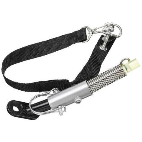 Coupleur d'attelage pour remorque de vélo coudé – Acier solide – Compatible avec roues à dégagement rapide – Installation facile (1/5)