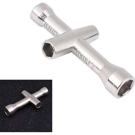 Manchon de Clé en Croix Télécommandé 4/5/5.5/7mm pour Modèles Tout-Terrain Métallique (1/5)