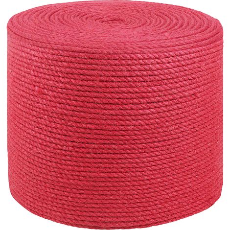 Corda di Juta Rosso 100% juta Tossa vidaXL