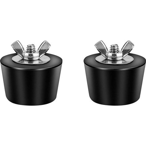 Bouchon Hivernage Piscine, 2 Pièces Bouchons d'hiver en Caoutchouc Bouchon Conique D'hivernage la Corrosion, Bouchon de Retour de Piscine Durable pour Les Piscines (38 MM) (1/5)