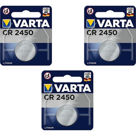 .1 pile Varta CR 2450.
.
.
.