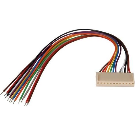 Conector con cable para CI - Hembra - 12 contactos / 20cm