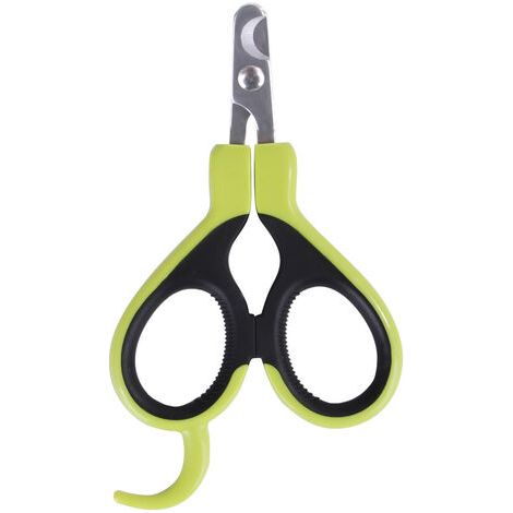 Coupe Griffes Chat, Coupe Ongle Chat Professionnels Ciseaux à Ongles Chat Acier Inoxydable avec Tête Incurvée Tondeuses à Griffes de Chat - Convient pour Chiot Lapin Oiseau et Petits Animaux(verte), (1/5)