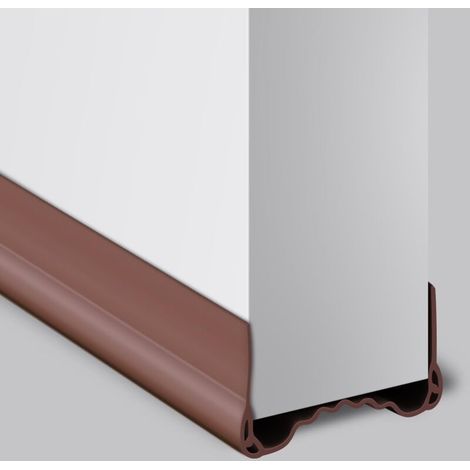 Paraspifferi isolante per porte per climi freddi, adesivo in silicone, paraspifferi antivento, antirumore e antipolvere, anti-topi, formiche, scarafaggi e insetti. (1/5)