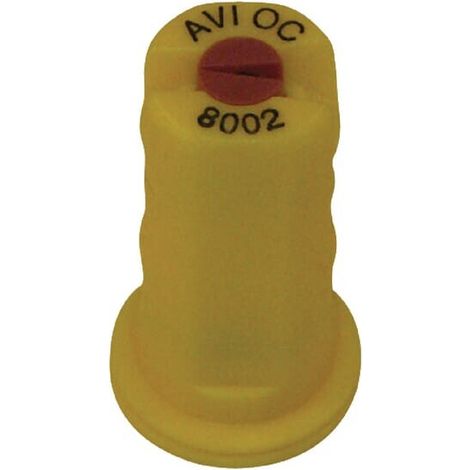 Ugello decentrato ad induzione d'aria AVI OC 80° 02 giallo ceramica Albuz ALBUZ AVIOC8002