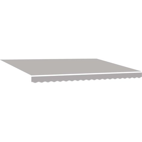 Maison Exclusive - Tenda retrattile Grigio Chiaro 450 × 300 cm Tessuto e Alluminio (1/4)