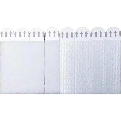 30 paires (60 pièces) de bandes adhésives double face à crochets et (1/5)