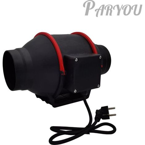 Extracteur d'Air Axial 96mm 310m³/h pour Salle de Bain Cave Bureau Conduit de Gaine Ventilateur (1/4)