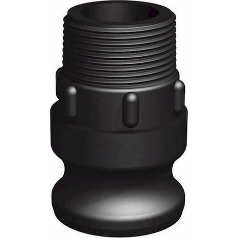 Raccord camlock male - fileté male BSP en polypropylène Ø A: 2'' Ø B: 2'' (1/2)