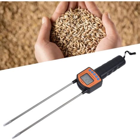 Testeur d'humidité des grains avec écran LCD rétroéclairé, haute précision et sensibilité, robuste