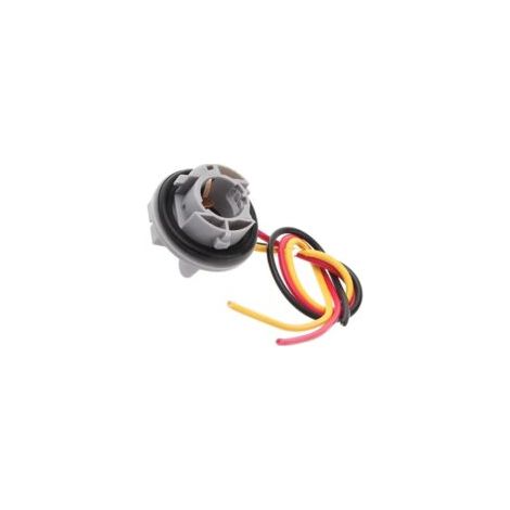 Connecteur faisceau 1157 pour Megane 3 – 3 fils – Support d'ampoule arrière de frein – Plastique et métal – Dimensions 27,6x37x37mm