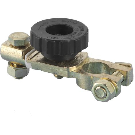 Interrupteur coupe-batterie universel 17 mm, isolateur de coupure d'alimentation marche/arrêt pour véhicules, camping-cars et équipements (1/5)