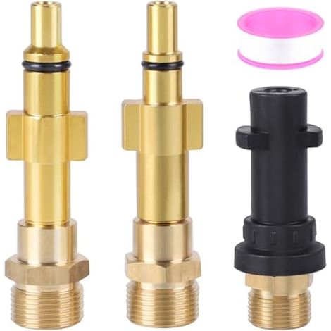 Adaptateur de tuyau de nettoyeur haute pression renforcé pour Bosch Kärcher K2-K7 Lavor Parkside (1/4)