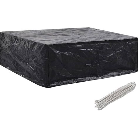 Maison Exclusive - Coperture Arredi Giardino 2 pz 8 Occhielli 250x210x90 cm