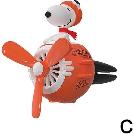 Deodorante per auto a forma di Snoopy, stile cartone animato, per bocchette dell'aria, regalo decorativo (1/5)