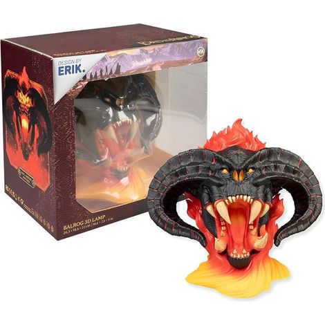 Grupo Erik Lampada Balrog Il Signore degli Anelli LED USB Pile 26 3 x 23 x 19 4 cm colore