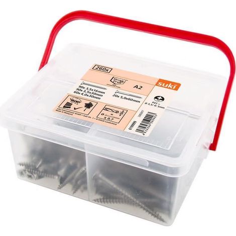 Vis Inox A2 Orange Résistance Corrosion A2 - Fix-o-moll