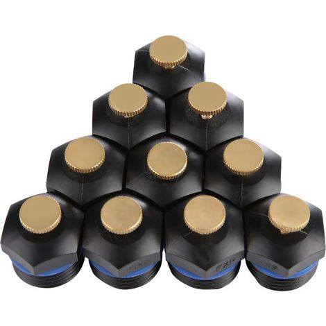 Buse D'arrosage Réglable 1/2 DN15, 10 Pièces, avec Construction en Plastique Technique, pour L'arrosage du Jardin et de la Pelouse (1/5)