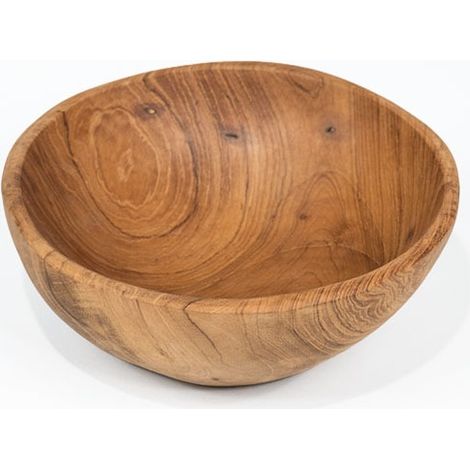 Coupelle SMOOTH en teck naturel D12cm (1/4)