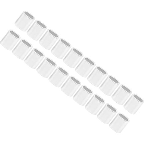 100 manchons en aluminium pour câble en acier, manchon thermorétractable ovale à un trou M4 AL6063 (1/5)