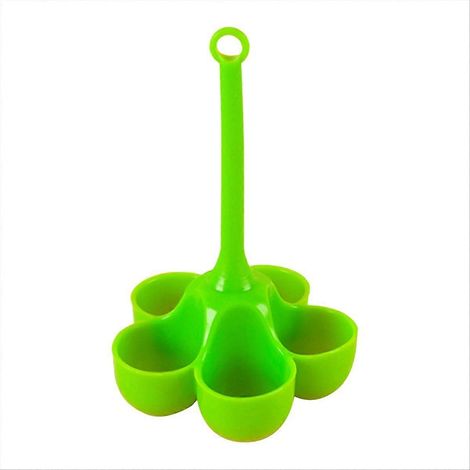 Plateau à œufs vapeur, ustensiles de cuisine complémentaires verts, qualité alimentaire (1/5)