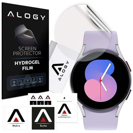 Alogy Hydrogel Smartwatch-Schutzfolie für Samsung Galaxy Watch 5 44 mm (1/5)
