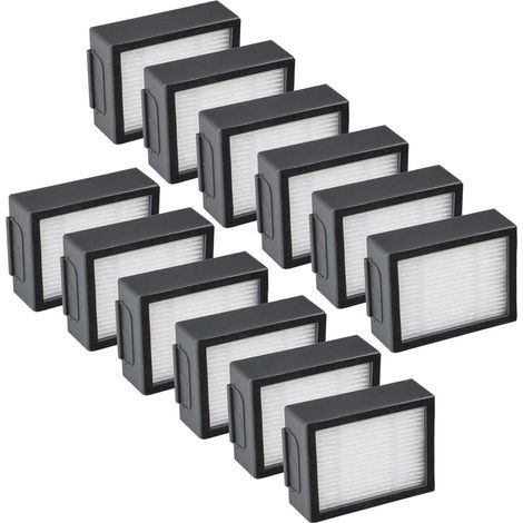 12 filtros HEPA compatibles con aspiradoras robot Roomba Series I y E I3 I4 I6 I7 I8 E5 E6 +Plus (1/5)