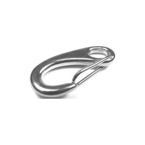 Mousqueton de pompier à fil inox A4 - Longueur: 30