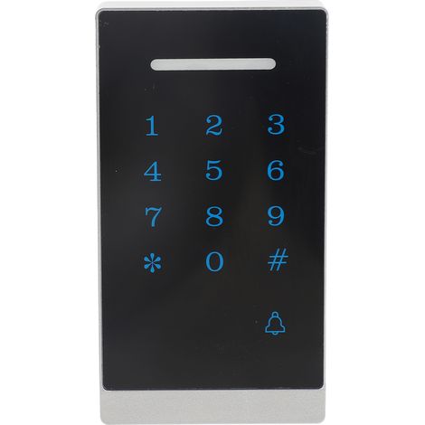 Clavier de contrôle d'accès étanche rétroéclairé pour porte, 1000 utilisateurs, code et badge, robuste (1/4)