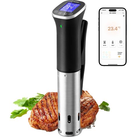 Cuiseur Sous Vide, Contrôle WiFi, Étanche IPX7, (220V) Prise EU (1/2)