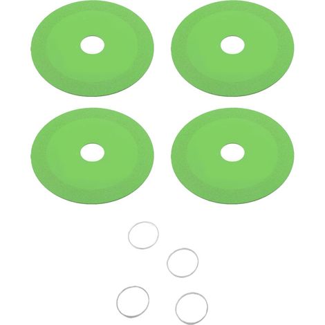 Disques à découper le verre, lame de meuleuse d'angle ultra-mince pour carrelage en céramique, pierre de jade et bouteille (lot de 4) (1/4)