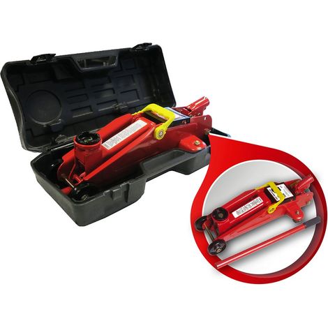 Crick a carrello 2T CE alzata da 135 mm a 330 mm con valigetta (1/5)