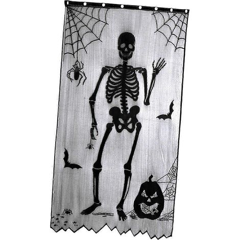 Rideaux de porte et de fenêtre pour Halloween - Fournitures de décoration d'entrée